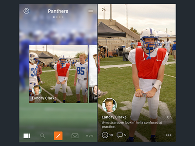 Community Concept for Hudl feed hudl ios