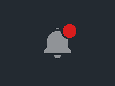 Notifications Icon with Boolean Badge