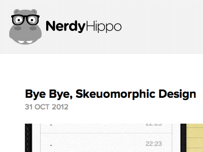 NerdyHippo blog portfolio