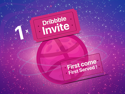 Dribbble invite dribbble invitation invite player