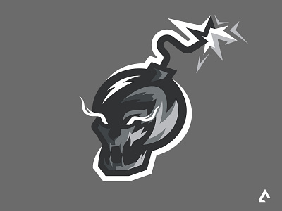 Skull mascot logo