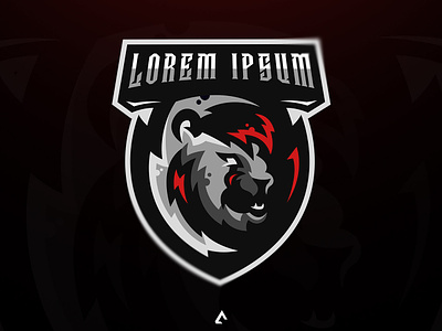 Lion design esport logo illustration logo mascot logo vector