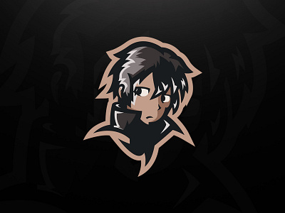 Kirito mascot logo