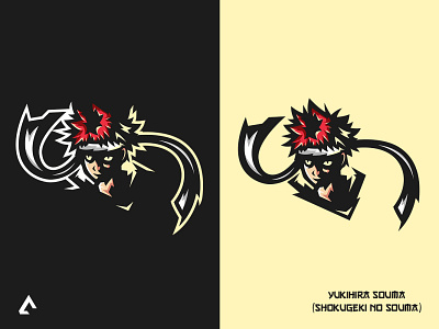 Yukihira Souma mascot logo