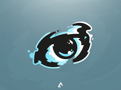 Eye mascot design esport logo illustration logo mascot logo vector