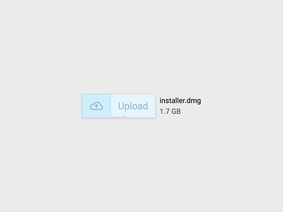 Upload button design ui web