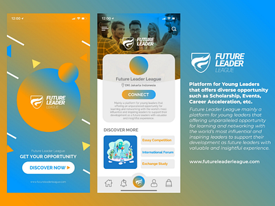 Future Leader League UI/UX appdesign application branding brands design dribbble graphicsdesign inspiration interaction interface mockup ui uidesign uiux uiux mobileapps userinterface ux uxdesign wireframe