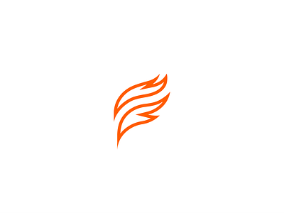 Logo F com fogo behance branding design designer illustration illustrator ilustração logo logobrasil logos logotipos marca