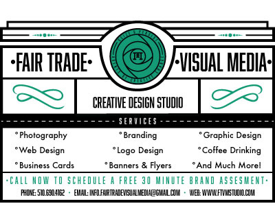 Fair Trade Visual Media Flyer