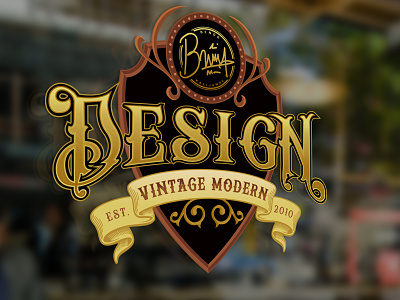 design vintage art classic elment hand lattering lettering logo design ornament typography vector art vintage design vintage logo vintage modern