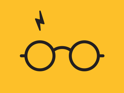 Harry Potter Doodle glasses harrypotter minimal