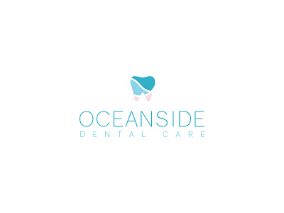 Oceanside Dental Care Logo branding care dental logo ocean