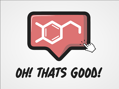 Oh! Thats Good! art artwork chill clean design dopamina dribbble feel good graphic icon iconography illustration likes minimal outline sticker vector wallpaper