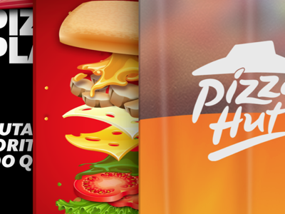 Apps Pizza Hut app design el hut pizza salvador