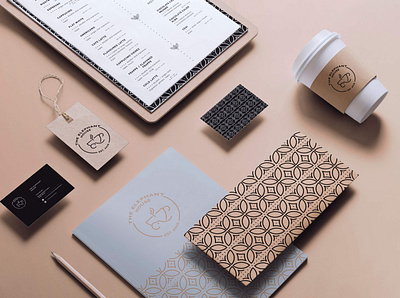 The Elephant House - Stationery design brand brand identity branding coffee logo logotype rebrand rebranding stationary stationary design stationery vector visual identity