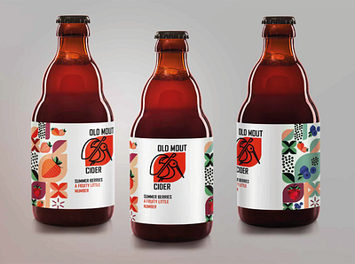 Old Mout Cider - Packaging brand identity design logodesign logotype package package design rebrand rebranding vector visual identity