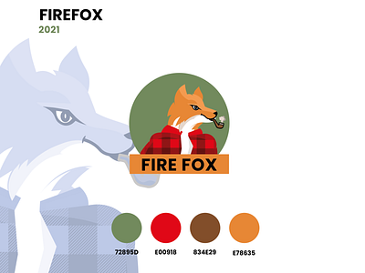 Firefox - Cartoon Logo brand brand identity branding cartoon cartoonlogo design fire fox graphic design illustration logo logotype mascot rebrand vector wood