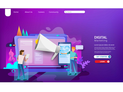 Design web templates of website and mobile web development. app business design desktop development digital flat graphic design homepage illustration internet landing layout marketing mobile page ui ux vector web