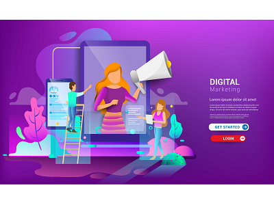 Modern flat design concepts for website design ui/ux app business design development digital flat graphic design homepage illustration interface internet landing layout marketing mobile page ui ux vector web