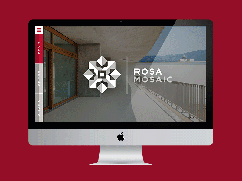 Rosa branding design kentucky logo louisville ui ux web website