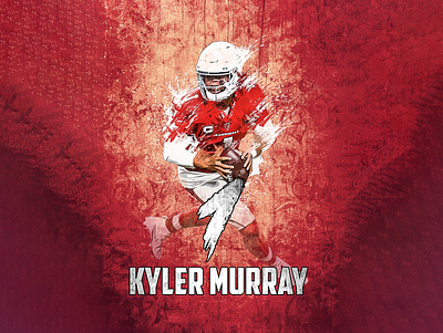 Kyler Murray Arizona Cardinals Football Illustrated Art Poster 
