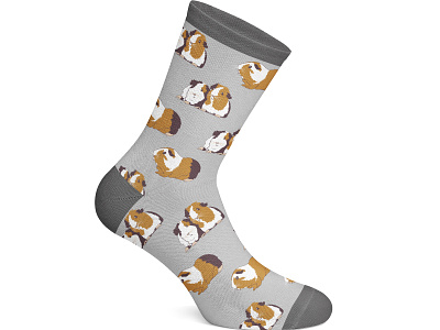 Sock Design amazon design fashion guinea pig guinea pigs sock sock design socks textile