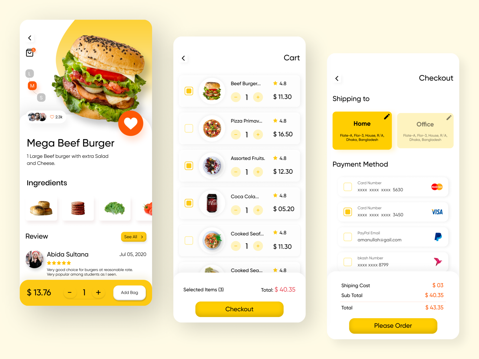 food-delivery-app-by-aman-ullah-on-dribbble