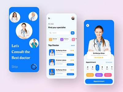 Doctor Appointment App Concept