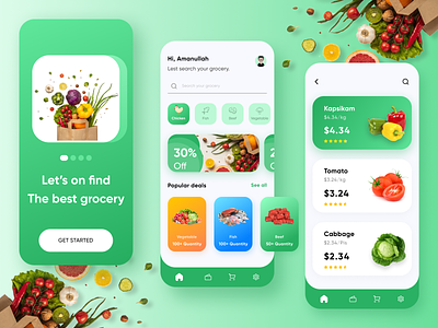 Grocery App - Visual Design