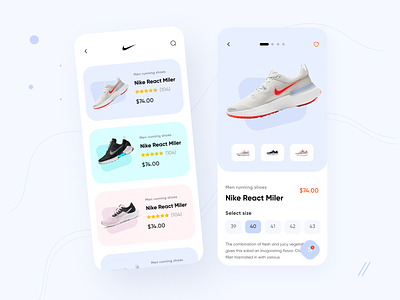 Nike Shop - App UI UX Design