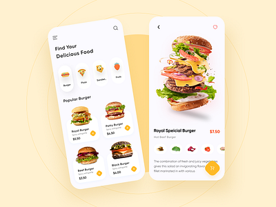 Food Delivery App - UI UX Design