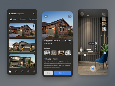 Home Rent App - UI UX Design