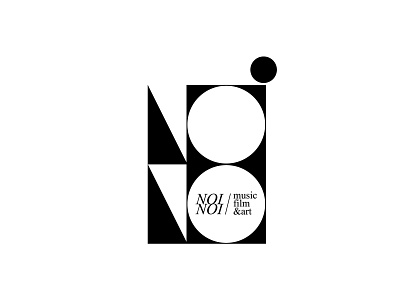 NoiNoi music, film & art logo proposal branding design flat icon illustration lettering logo minimal typography vector