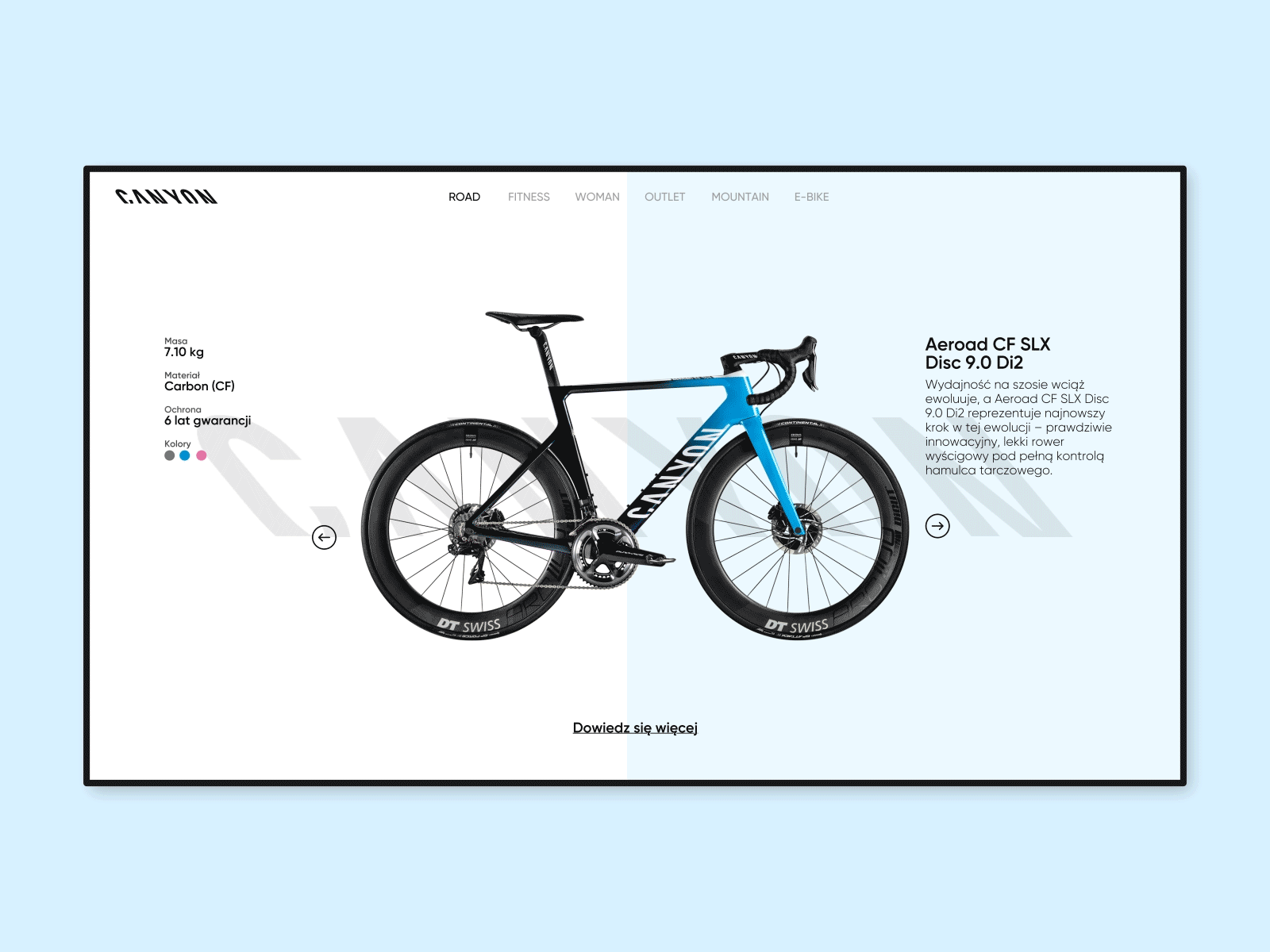 Web Design animation bike branding cycling design flat gallery minimal typography ui ux website