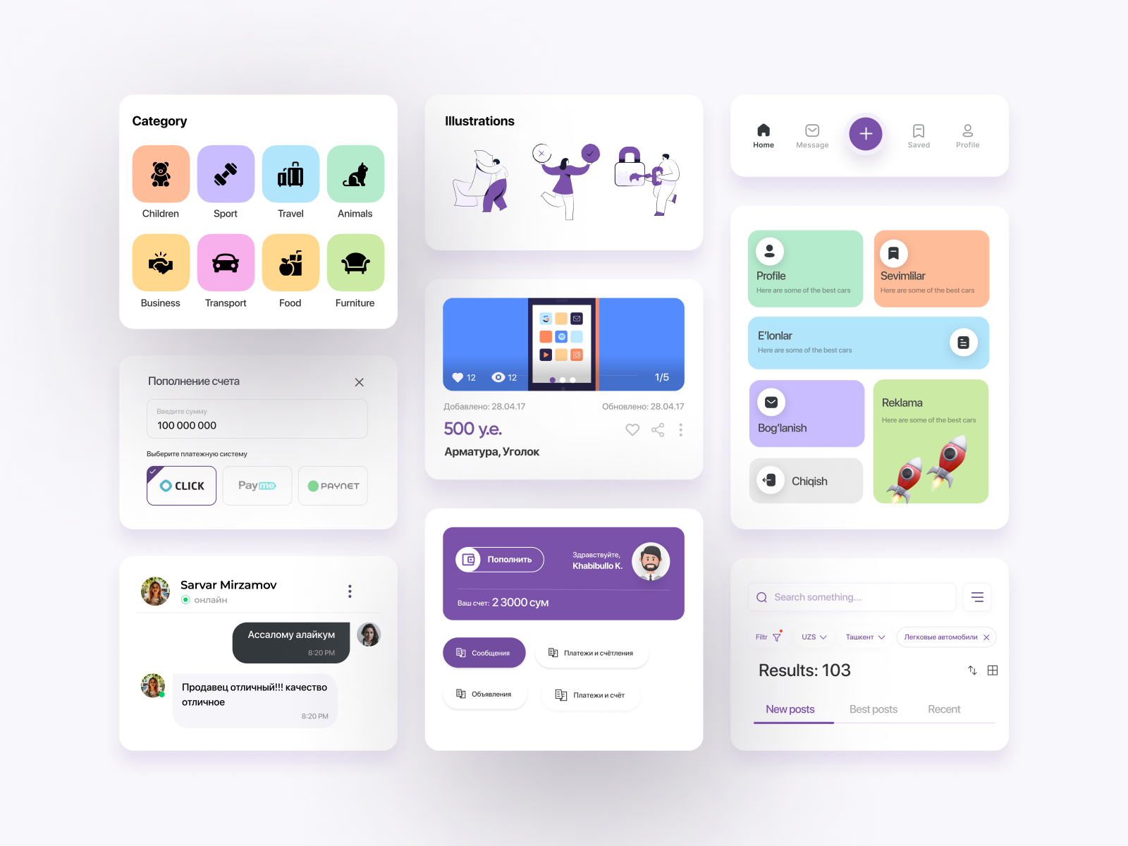 Tezelon marketplace by Khabib Khasanov on Dribbble