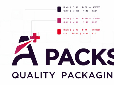 Aplus Packs - Quality Packaging - Colors - Copees 03 branding minimalism typography logo