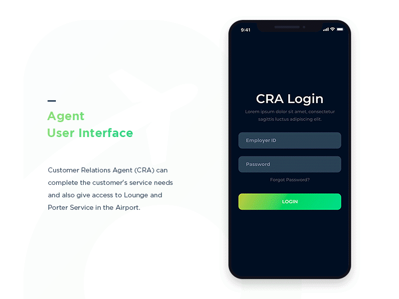 BonVoyage - Agent User Interface - Airport Assistance