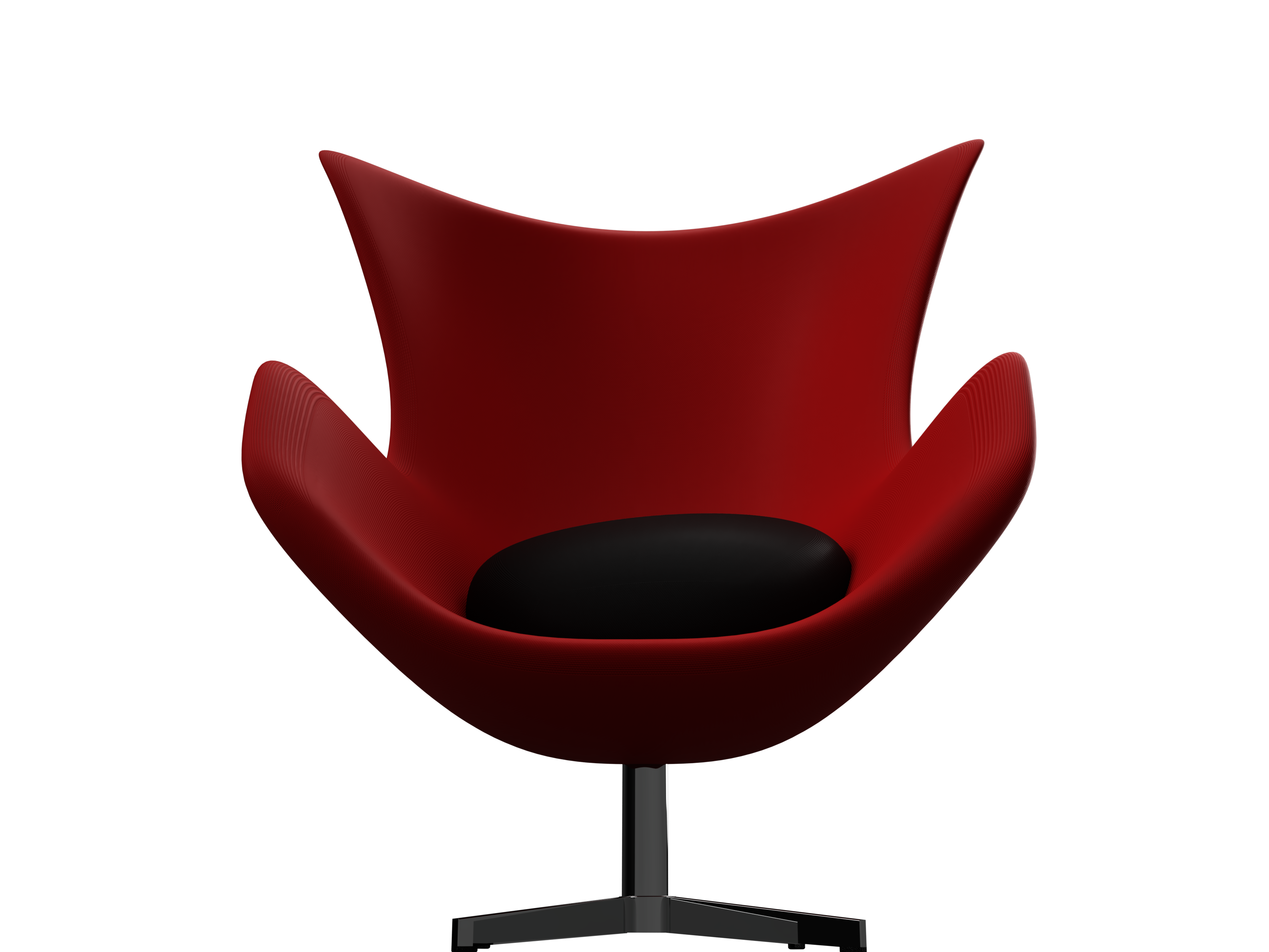 Egg Chair Red Black By Ikbal Karapinar On Dribbble