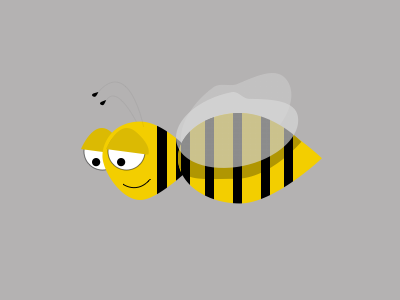 Bee bee illustration sketch