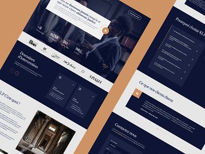 Kafil Law Firm Website redesign