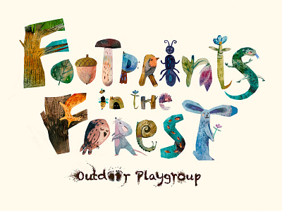 Footprints in the Forest Logo