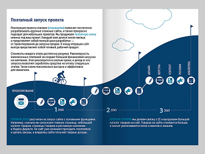 Booklet for Bimaris booklet design graphic icon infographic presentation print process spread vector