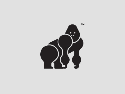 Dirty Ape ape icon logo vector