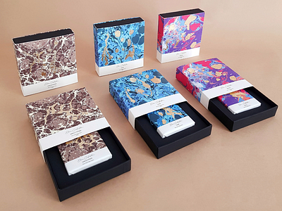 Ebru Art Package Design Handcraft ebruart goldleaf handcraft handmade package packaging