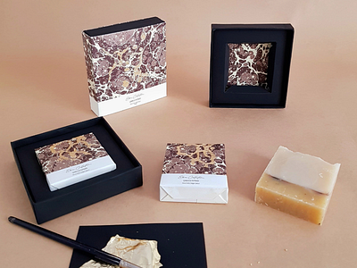 Ebru Art Package Design Handcraft ebruart goldleaf handcraft handmade package packaging