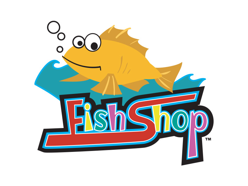 Fish Shop Logo by Bad Bob on Dribbble