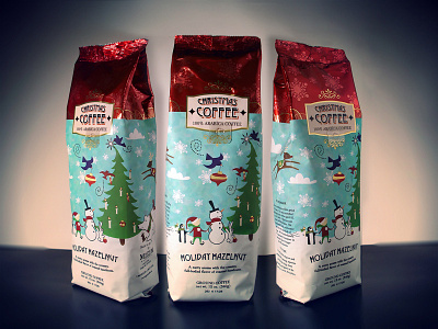 Christmas Coffee Packaging