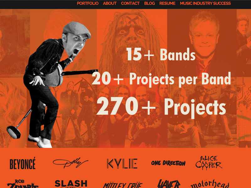 Band Merch Page by Bad Bob on Dribbble