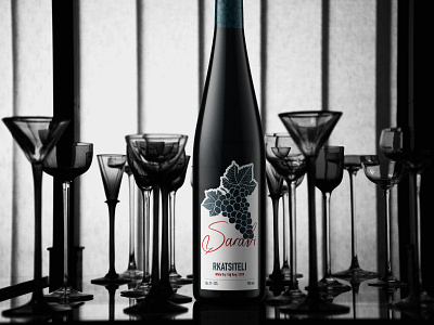 Şarabi Wine label and packaging design.