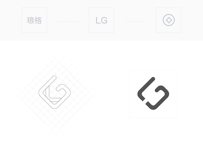 The logo proposal of LangGe Finance design logo ui vi
